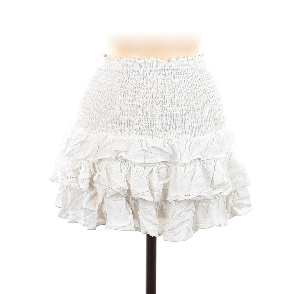 OCEAN DRIVE RUFFLE BEACHY LIGHT PINK SKIRT